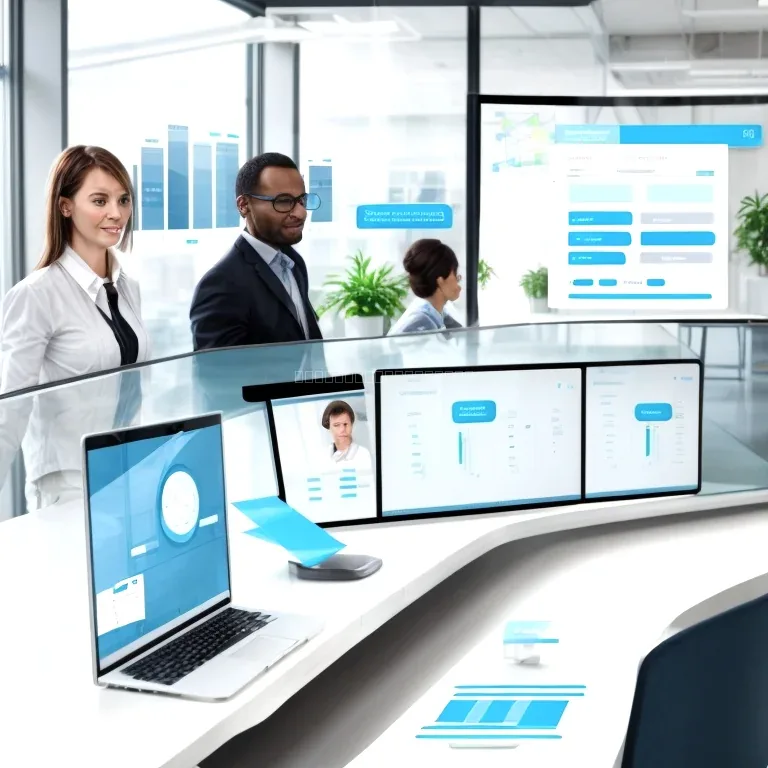 Equipe técnica trabalhando em arquitetura de software para empresas